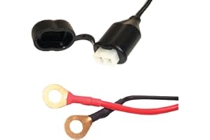 Wing Mirrors World Universal Fit Oxford Motorcycle Fused Battery Charger Lead Oximiser & Maximiser