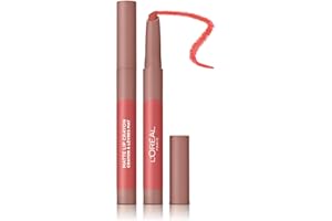 L'Oreal Paris Infallible Very Matte Lip Crayon Lipstick, Smudge Proof, Nude Lipstick, 105 Sweet and Salt, 1 kg
