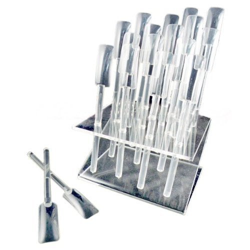 New Authentic Design Display Stand Sticks 18 Nail Art Practice Clear Acrylic Tool Set