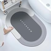 Jouis Sihirli Su Emici Banyo Paspası Kaymaz Tabanlı Abdest,Duş ve Lavabo,Tezgah &Ouml;n&uuml; Paspası