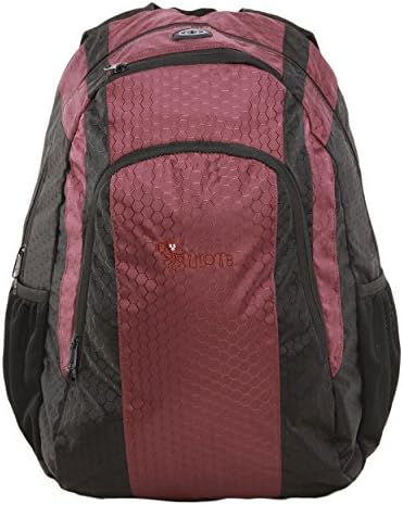 RULOTE 001- 42L Lightweight Tear &amp; Water Resistant Foldable Travel Hiking Backpack Rucksack (Wine red)