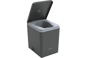 TRELINO EVO L, 39 x 33 x 43 cm, baño seco con Separador, WC portátil para Camping y Uso al Aire Libre, Inodoro seco para Furgonetas y autocaravanas, sin Agua ni Productos químicos