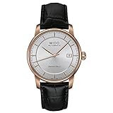 Mido Herren-Armbanduhr XL Baroncelli Analog Automatik Leder M86003104