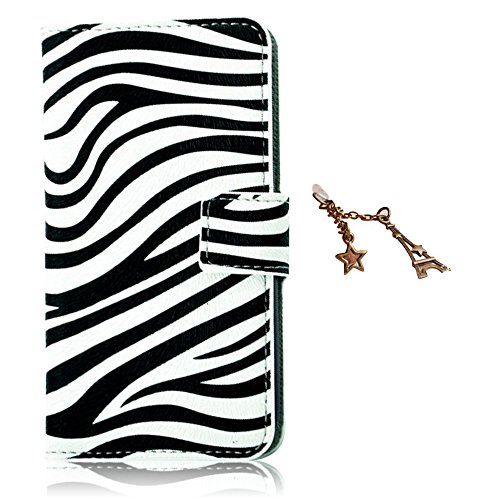 Uming Flower Pattern Print motif de fleurs Imprimer Cas PU pour Sony Xperia E1 Fantaisie colorés modèles de dessin d'impression flip étui avec support carte de crédit gratuite Stander Titulaire main fente trou Aimant Moraillon Téléphone bouton magnétique portable Boucle Shell de protection mobile de cas de couverture de sac + 1 x Anti prise de la poussière - zèbre