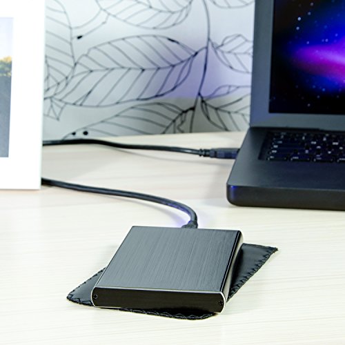 Externes 2.5″ USB 3.0 Festplattengehäuse | für SATA I/II/III (HDD+SSD Case) | Alugehäuse für optimale Kühlung - 4