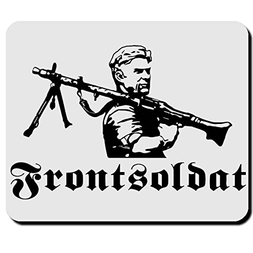 Soldat Militär Wk Wh Heer Ausrüstung MG34 Maschinengewehr - Mauspad Mousepad Computer Laptop PC #16487