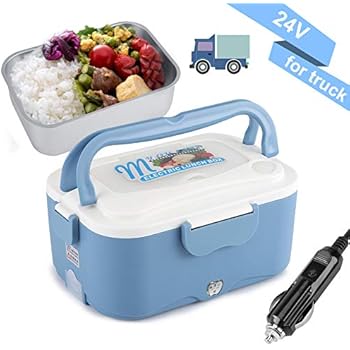 Nifogo Elektrische Lunchbox 2 in 1 Speisenwärmer Edelstahl Warmhaltebox