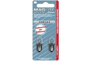 MAGLITE MAG-LITE LOT DE 2 AMPOULES KRYPTON POUR 3C/3D-CELL MAG-LITE LWSA301