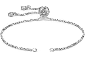 DanLingJewelry 20PCS Adjustable Slider Bracelet Slider Extender Chains with Rhinestone Charms Ends for Women Girls Semi Finished DIY-P