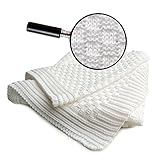 Erstlingsdecke / Babydecke / Kuscheldecke / Strickdecke aus 100 % Bio Baumwolle kba 80 x 80 cm - 4