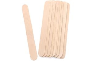 PRETTIVO 50 Stücke Waxing Holzspatel für Haarentfernung und Glatte Haut