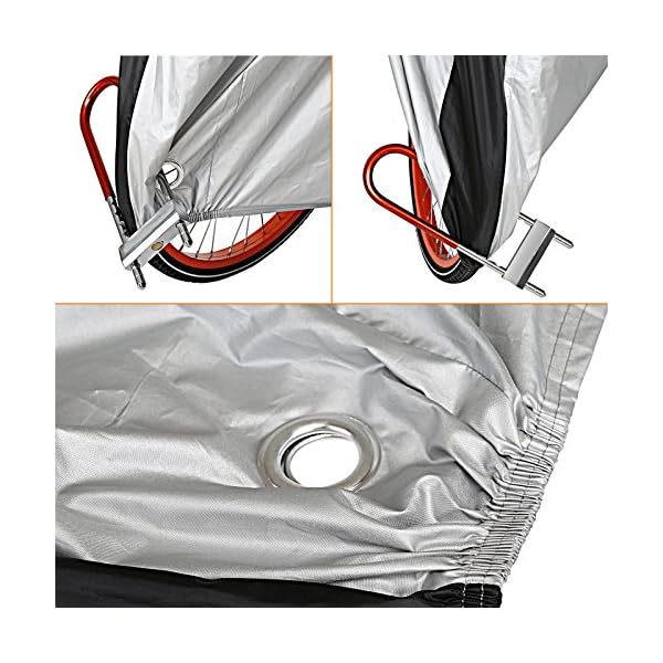 €12.99 Telo Copribici Impermeabile, LIHAO Copertura Bici Bicicletta  Antipolveri Anti-UV per Esterni, con Sacca per il Trasporto - bikewebshop.it