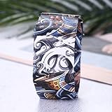 Gudelaa Neue Kreative LED Papier Wasserdichte Uhr Super Licht Durable Digital Handgelenk Papier Uhr für Männer, Frauen, Kind 9#