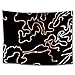Produktbild Lonzer Wandbehang Tapisserie Science Fiction Ray Druckteppich Decke Yoga hängen Tuch Strandtuch Hause hängen Malerei dekorative Tischdecke (Farbe: G0104 (2), Größe: 100 * 75cm) für Schlafzimmer