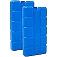 MAKINGTEC Reusable Ice Packs for Lunch Boxes or Coolers Ice Pack Bricks Freezer Blocks Freezer Packs (Pack of 2)