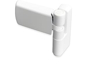 UPVCSTORE UPVC Door Flag Hinge Patriot Plus High Security 3D Adjustable PAS24 (White, 22mm)