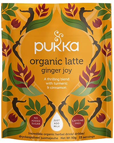 Pukka Organic Herbal Latte - Ginger Joy - Pack of 4