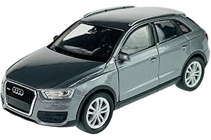 DROMADER Welly A-U-D-I Q3 8U Gris SUV A partir de 2011 ca 1/34-1/39 Metal Modelo Coche El Cast Nuevo en caja