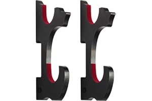 SEEMINESALE KATANA WANDHALTERUNG - Klassische Holz Schwerthalterung mit Samtpolsterung für Samurai-Schwerter, Cosplay-Waffen und Dekor (Schwarz, inkl. Montageschrauben) (Schwarz 2 Tier)