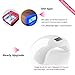 Roleadro LED Nail Lamp Dryer 48W for All UV Led Nail Gel with Timer and Painless Mode/3 Times Faster Than Traditional UV Lamp White