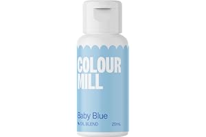 Colour Mill Oil-Based Food Coloring, 20 Milliliters Baby Blue