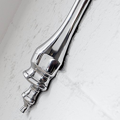 ELEGANTE WANDKONSOLE „JACQUES“ | Aluminium, 60 cm, silber | Wandregal, Ablage - 6