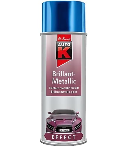 Bombe Peinture 1K Orange Métallisé – 400 Ml, Brillant, Pour Voiture