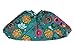 Green Cotton Toddler Harem Pants in Florals Print 2