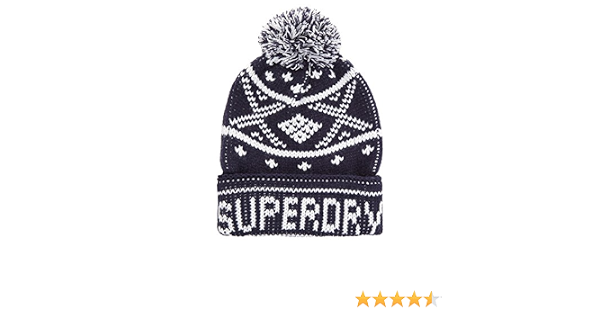 Superdry - Oban Beanie , Navy/White, OS 