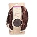 BROWN LADIES SHOWER CAP SILK SATIN WOMENS WATERPROOF ELASTICATED BATH HAT SALON HAIR