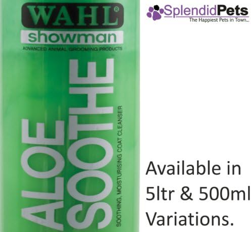 500ml Wahl Showman Aloe Sooth Shampoo Dog/ Horse Grooming