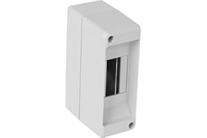 Electraline 60432 Coffret Mural sans Porte, 1-2 modules, Blanc