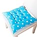 Produktbild Oyedens Mode Home-Office-Quadrat Weicher Baumwolle Polka Dot Sitzkissen Stuhlkissen (Himmelblau)