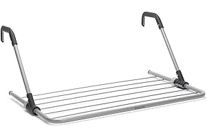 Brabantia Séchoir Suspendu Acier Inoxydable Métallique, Gris, 68 x 44 x 3.5 cm