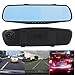Produktbild LESHP 4.3 "KFZ LCD Auto Rückspiegel Video Recorder 720p Auto DVR, HD1080P 170 Grad Weitwinkel Nachtsicht Fahrzeug Schlag Nocken Schleife Zyklus Aufnahme Kamera Recorder