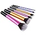 Huewind 6pcs Synthetic Kabuki Makeup Brush Set Cosmetics Foundation Blending Blush Eyeliner Face Powder Brush Makeup Brush Kit...