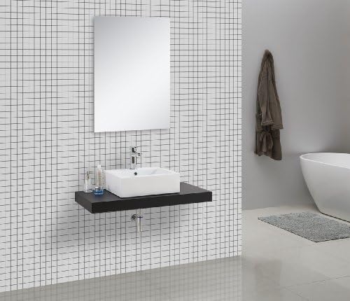 Sink Console CADENA-Black 100 x 50 cm (high-gloss)
