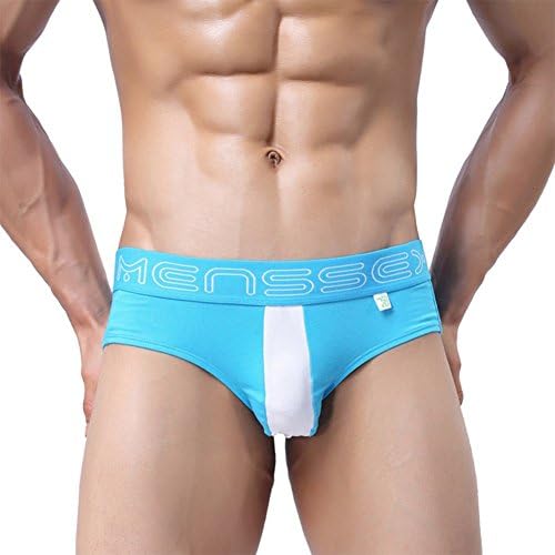 GZXCPC Men Triangle Underwear Cotton Low Waist U Convex Breathable Suction Perspiration Comfortable Thong