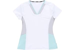 WORK TEAM Workteam Casaca Sanitaria Entallada Mujer, Tejido Elástico. Uniforme Sanitario Médico, Enfermera, Dentista, Estética, Veterinaria. Mujer