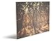 Produktbild Im Wald, qualitatives MDF-Holzbild im Drei-Brett-Design mit hochwertigem und ökologischem UV-Druck Format: 80x60cm, hervorragend als Wanddekoration für Ihr Büro oder Zimmer, ein Hingucker, kein Leinwand-Bild oder Gemälde