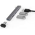 Shejuety 4-in-1 USB Multi Port Adapter, USB Hub 4-port Mini USB 3.0 Hub, Suitable for Laptop, Desktop MacBook, Mac, U disk, PC, Mouse, Keyboard, Multi Port Mini USB Adapter Expansion (Type C)