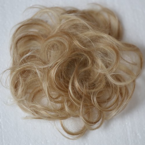 PRETTYSHOP 100% Echthaar Humanhair Haargummi Haarteil hairpiece Haarverdichtung Zopf Haarband Haarschmuck - 4