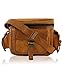 Produktbild Vintage Leder DSLR Digital Kamera Tasche Cross Body Tragbarer Fall für Canon Nikon Sony Pentax Olympus Braun Fotografie Schultertasche
