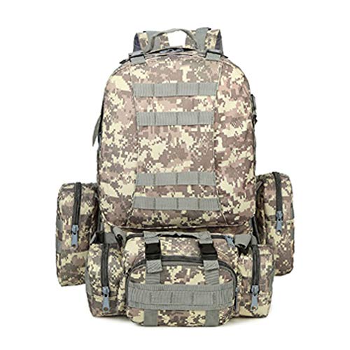 Preisvergleich Produktbild Rucksack Für Taktischer Rucksack, Multifunktionaler Wasserdichter Beiläufiger Kampierender Trekking-Rucksack Für Das Radfahren Reise-kletternder Bergsteiger-im Freiensport 36-55L,Camouflage2-36-55L