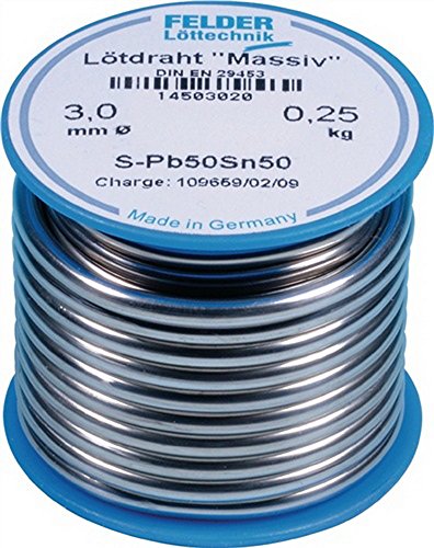 Preisvergleich Produktbild Lötdraht massiv 3,0mm Sn50% Pb50%