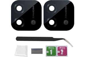 Eonpam 2er-Pack Kamera Glas für Realme C11 (2021) Original Rückseite Kamera Linse Glas Ersatz HD Kameraschutz Camera Glass + Reparatur Set