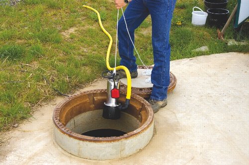 T.I.P. 30136 Tauchdruckpumpe Drain 6000/36 (950 W, max. 6.000 l/h, 34m Förderhöhe, Fremdkörper bis 2 mm, Stufenlos höhenverstellbarer Schwimmerschalter) - 3