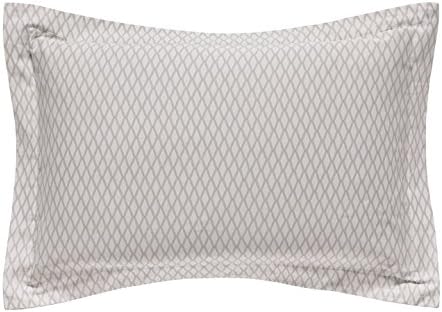 Peacock Blue Hotel Cardigan Pillow Case, Oxford, Stone