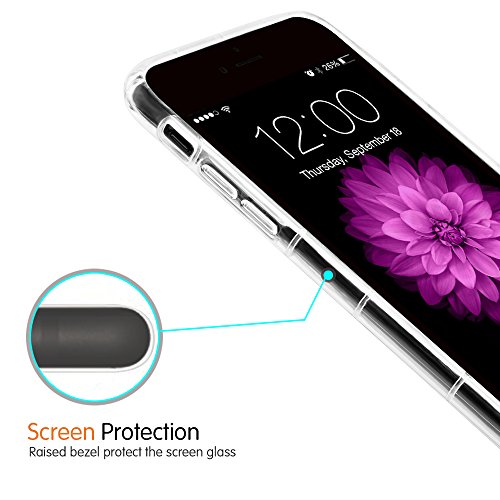 iPhone 7 Plus Case  iLC Transparent Crystal Clear  Thickening Air Cushion Design Soft TPU Cover Protective Case for Apple iPhone 7 Plus