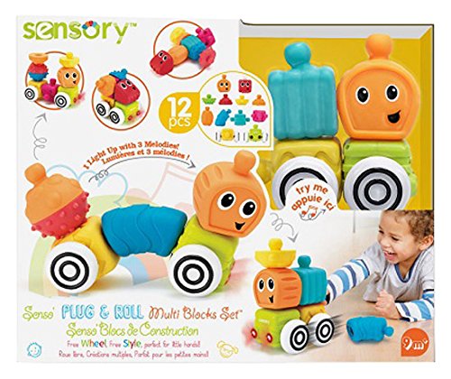 Sensory 216406 Blocs de construction avec lumières et mélodies